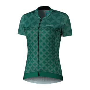 Jersey SHIMANO SAGAMI Dama m/corta S Green