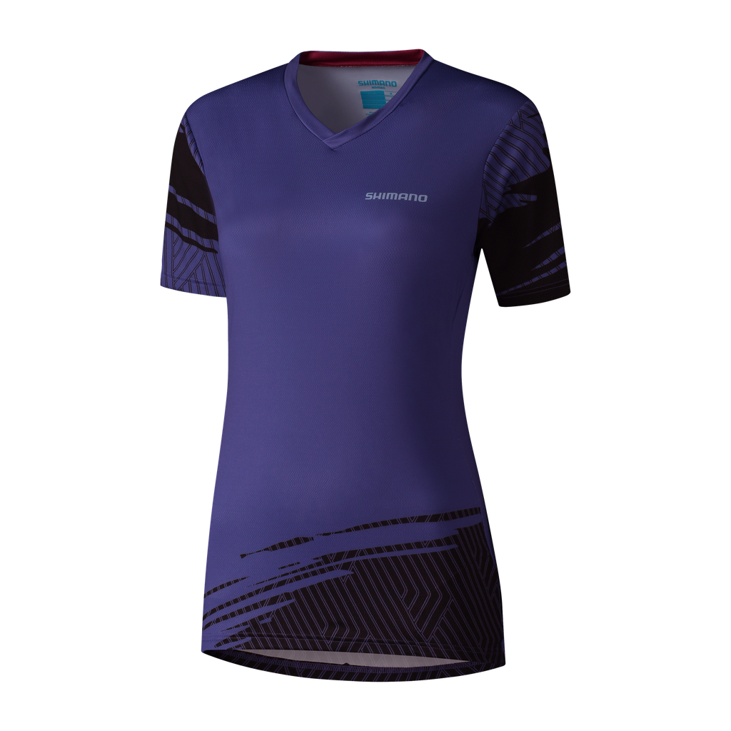 Jersey SHIMANO SAIKO Dama m/corta M Purple