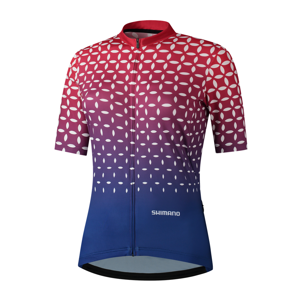 Jersey SHIMANO SUMIRE Dama m/corta M Red/Navy