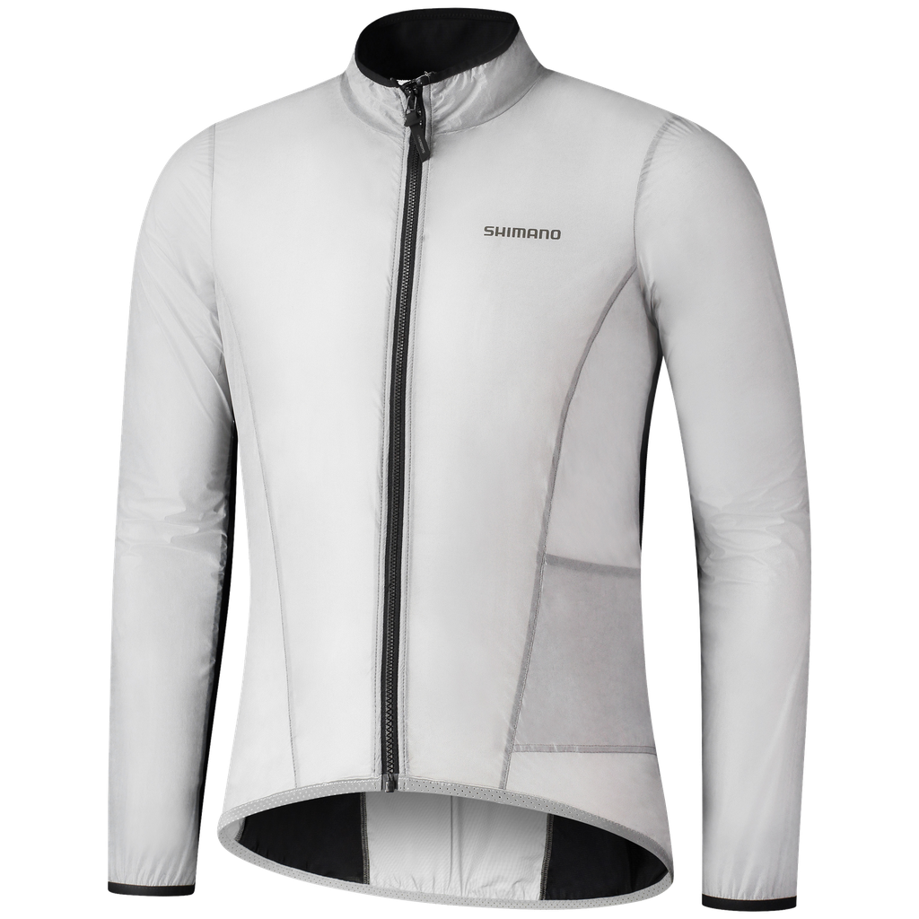 Chaqueta SHIMANO BEAUFORT Hombre rompe viento - reflectiva M White