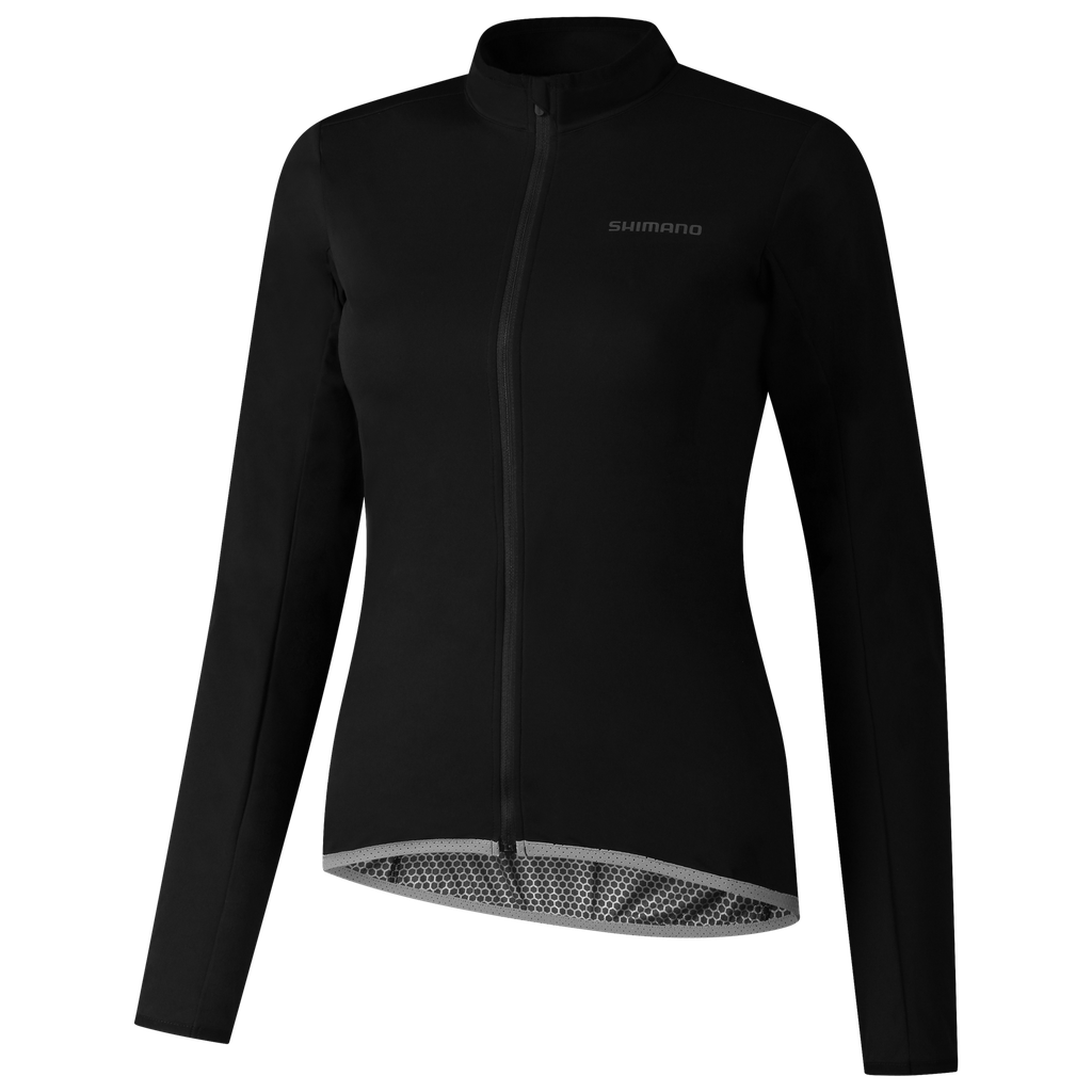 Chaqueta SHIMANO WINDFLEX Dama rompe viento - reflectiva L Black