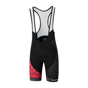 Pantaloneta SHIMANO BREAKAWAY Hombre c/tirante S Red