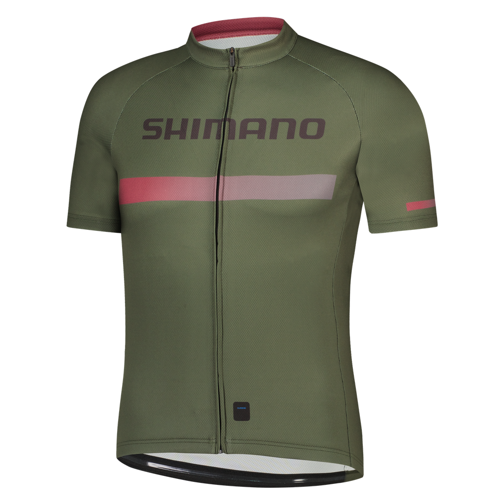 Jersey SHIMANO LOGO Hombre m/corta M Warm Olive