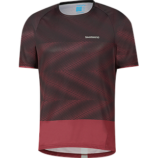 Camiseta SHIMANO MYOKO Hombre m/corta L Red
