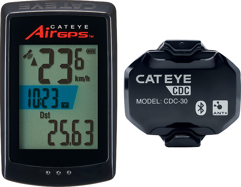 Velocimetro CATEYE CC-GPS100+CDC-30 c/cadencia Air GPS 160-5110