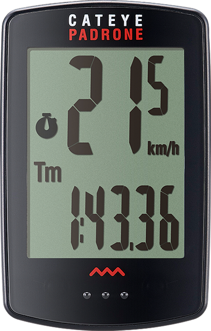 Velocimetro CATEYE CC-PA100W Padrone 160-4000 black
