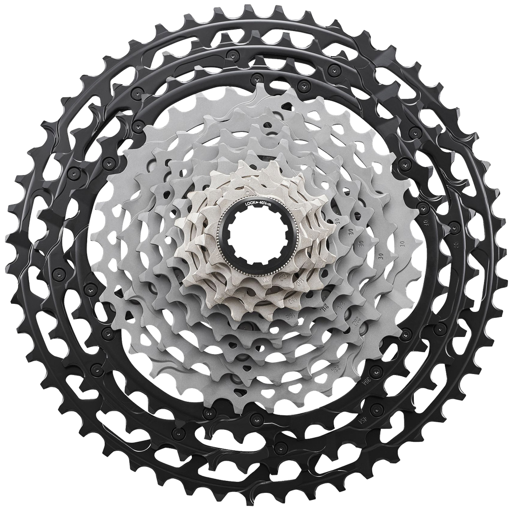 Pacha SHIMANO MTB XTR 12v CS-M9101 10-51T JP caja c/espaciador 