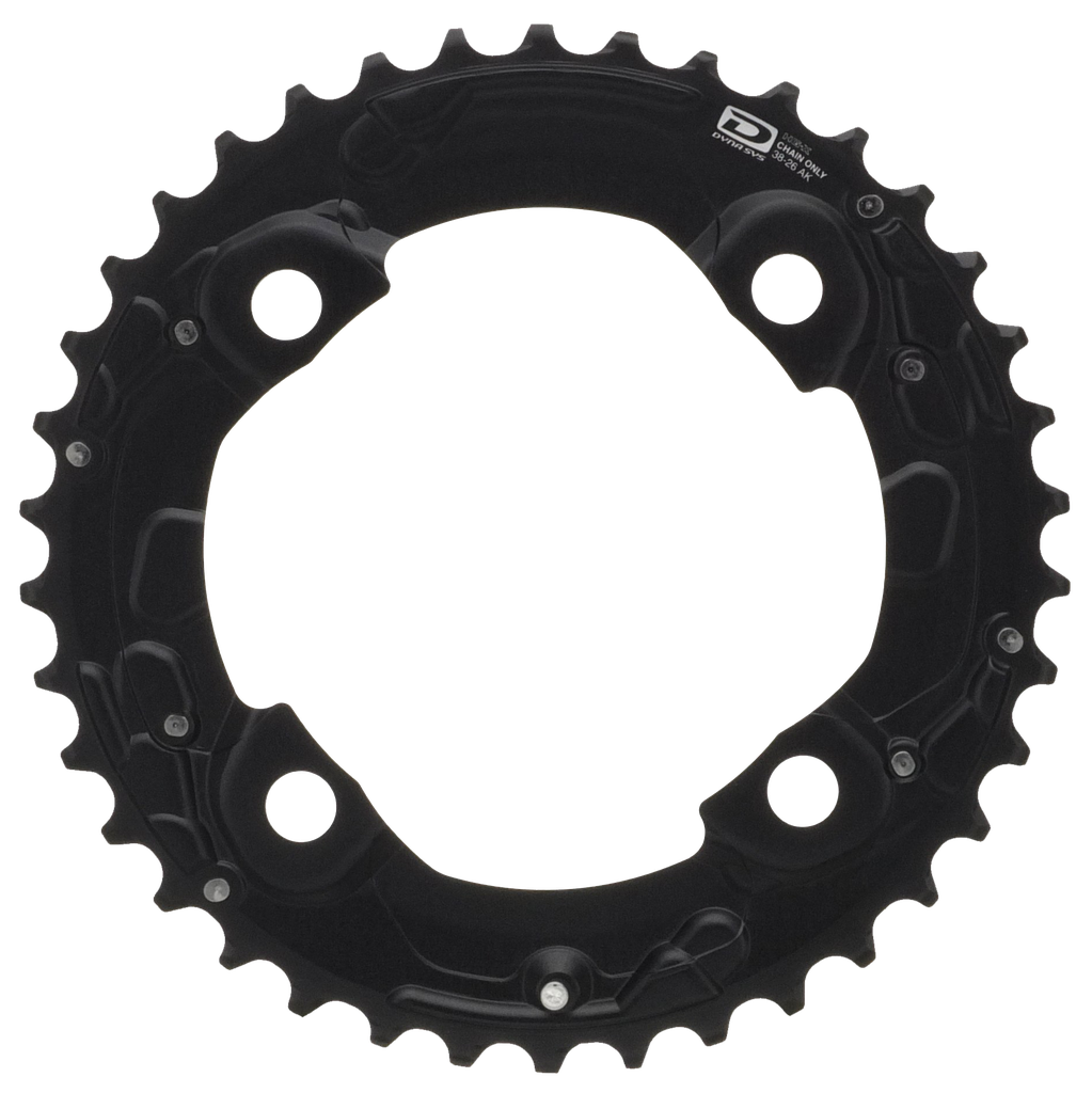 Coronilla SHIMANO DEORE FC-M615 38T-AK doble 10v for 38-26 JP