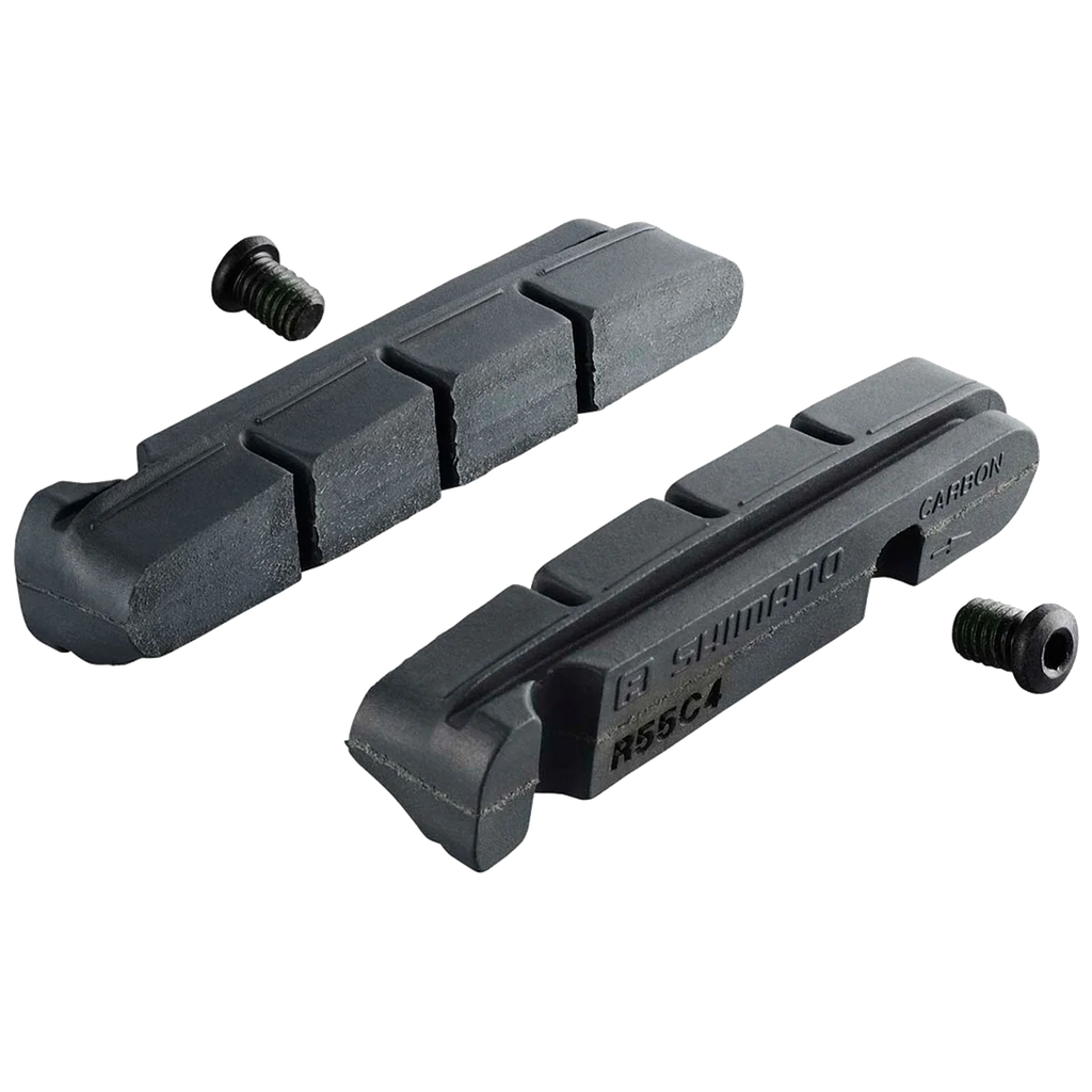 Caucho ruta SHIMANO R55C4 p/carbon pad repuesto caja JP
