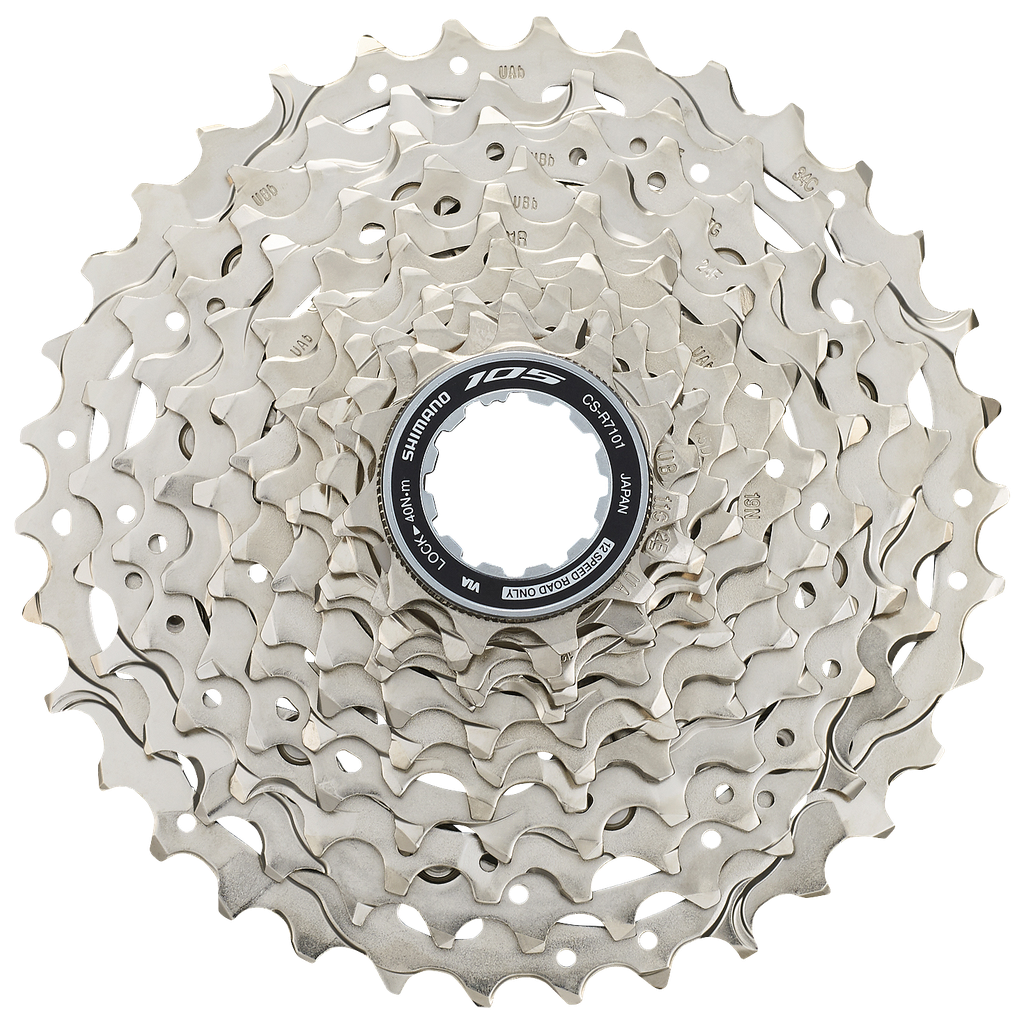 Pacha SHIMANO ruta 105 12v CS-R7101 11-34T caja