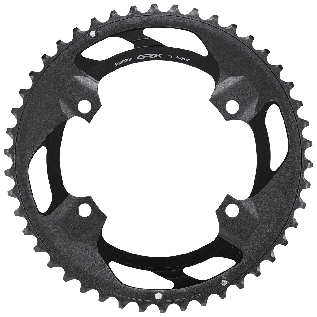 Coronilla SHIMANO GRX FC-RX600 10v 46T doble for 46-30T black JP