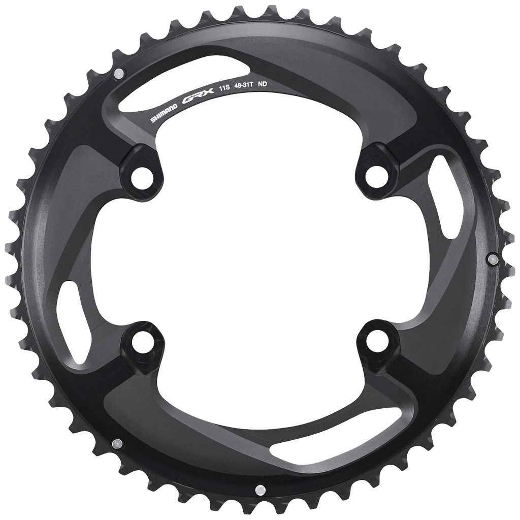 Coronilla SHIMANO GRX FC-RX810-2 11v 48T doble for 48-31T black JP