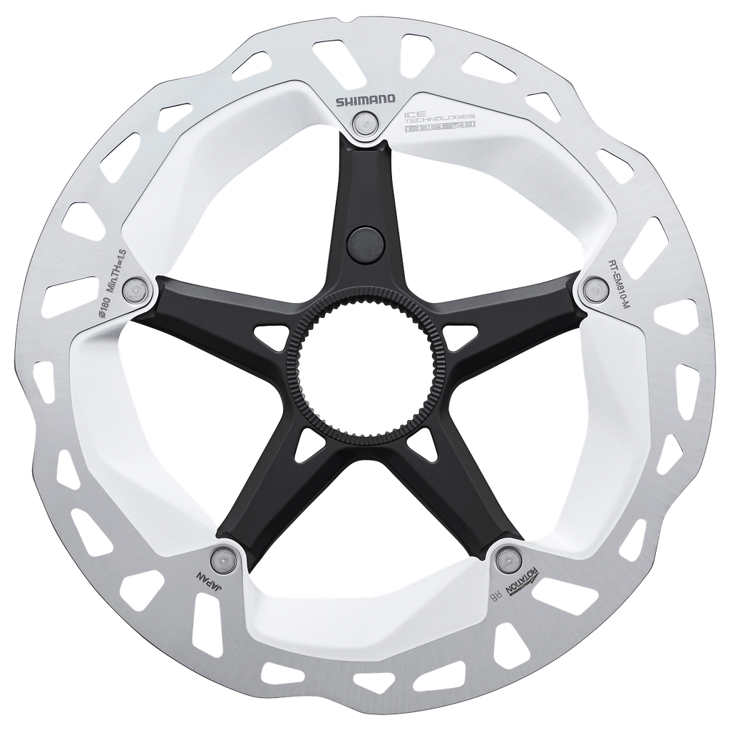 Disco SHIMANO MTB RT-EM810 M 180mm c/lock externo caja JP