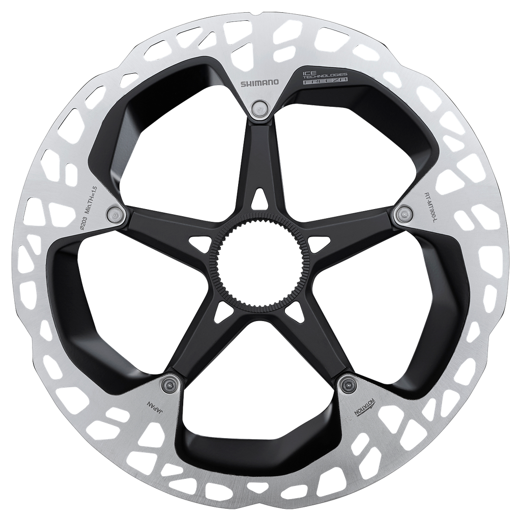 Disco Shimano MTB RT-MT900 L 203mm c/lock magnetic caja JP 