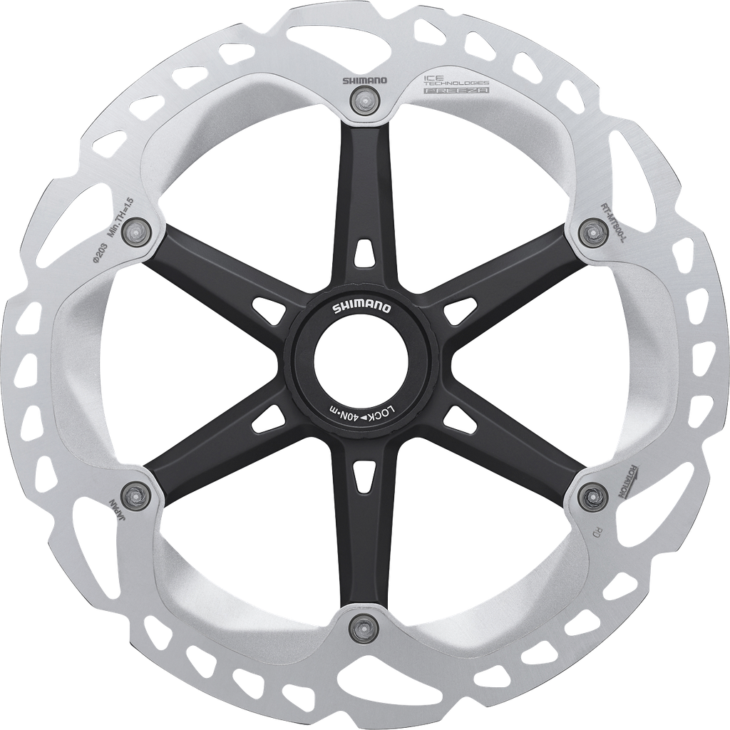 Disco SHIMANO XT RT-MT800 L 203mm c/lock interno magnetic caja JP