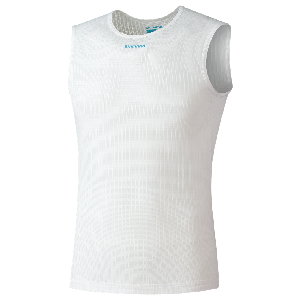 Camiseta interior SHIMANO VERTEX MESH Hombre s/mangas M White