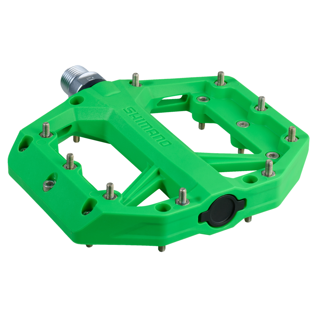 Pedal SHIMANO MTB PD-GR400  flat green caja SP