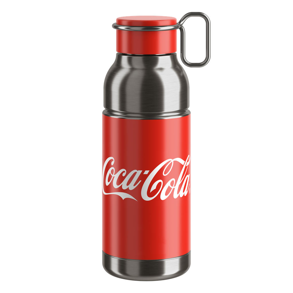 Caramañola ELITE MIA COCA COLA acero inoxcidable red/silver 650ml 0200109