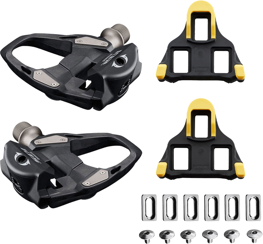 Pedal SHIMANO ruta 105 PD-R700 c/cleats SM-SH11 caja