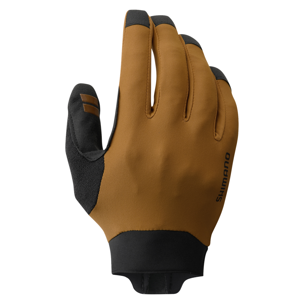 Guantes SHIMANO MY26 ENDURO sand brown L Hombre d/largo