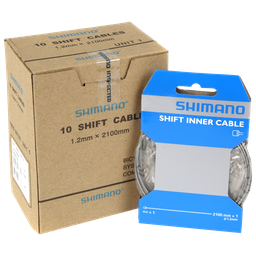 [AI-CAB014] Cable SHIMANO MTB/ROAD cambios  1.2 mm x 2100 mm CAJA x 10 pcs