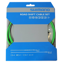 [AI-CAB033] Cables y fundas SHIMANO cambios DURA ACE green set