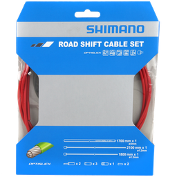 [AI-CAB036] Cables y fundas SHIMANO cambios DURA ACE red set