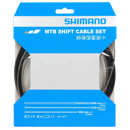 [AI-CAB043] Cables y fundas SHIMANO cambios XTR-XT-SLX black set SP41S JP
