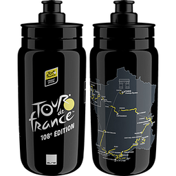 [AI-CAR134] Caramañola ELITE FLY TOUR De FRANCE MAP BLACK 108 ED new 550ml