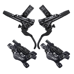 [AI-FRE0361] Freno SHIMANO XT hidr M8120 mord/cab/magt 4pist black set-par caja