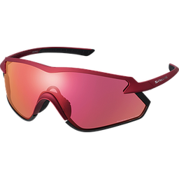 [AI-GAF093] Gafas SHIMANO CE-SPHX1RD Matte Metallic Red RIDESCAPE ROAD ECESPHX1RDR04