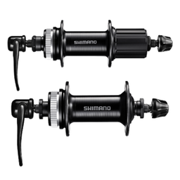 [AI-MAZ069] Manzanas SHIMANO TOURNEY FH-TX505 36H 8/9/10v c/look 166mm par black X10