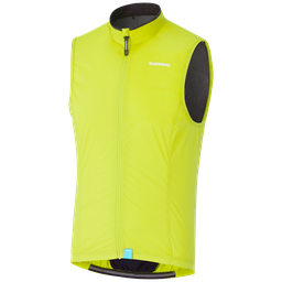 [AI-UNI083] Chaleco SHIMANO COMPACT Hombre rompeviento XS Neon yellow