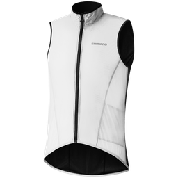 [AI-UNI087] Chaleco SHIMANO BEAUFORT Hombre rompe viento - reflectivo M White