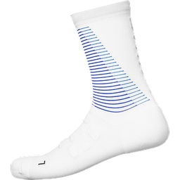 [AI-UNI192] Medias SHIMANO S-PHYRE Tall White/purple S-M (Shoe Size 36-40)