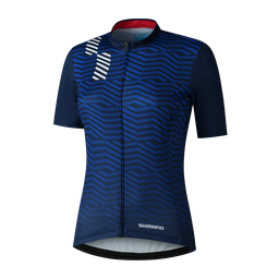 [AI-UNI556] Jersey SHIMANO MIZUKI Dama m/corta M Blue