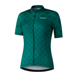 [AI-UNI560] Jersey SHIMANO MIZUKI Dama m/corta S Green