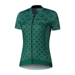 [AI-UNI563] Jersey SHIMANO SAGAMI Dama m/corta L Green