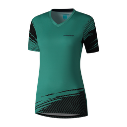 [AI-UNI574] Jersey SHIMANO SAIKO Dama m/corta S Green