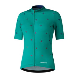 [AI-UNI579] Jersey SHIMANO SUMIRE Dama m/corta S Green