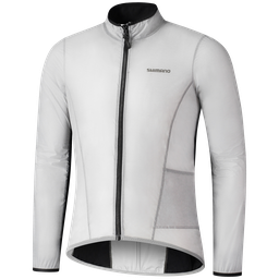 [AI-UNI596] Chaqueta SHIMANO BEAUFORT Hombre rompe viento - reflectiva S White