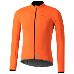 [AI-UNI600] Chaqueta SHIMANO WINDFLEX Hombre rompe viento - reflectiva M Orange