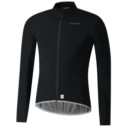 [AI-UNI601] Chaqueta SHIMANO WINDFLEX Hombre rompe viento - reflectiva S Black