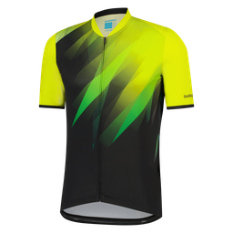 [AI-UNI710] Jersey SHIMANO KITA Hombre m/corta S Neon Yellow