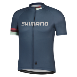 [AI-UNI717] Jersey SHIMANO LOGO Hombre m/corta L Charcoal