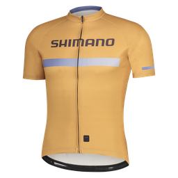 [AI-UNI718] Jersey SHIMANO LOGO Hombre m/corta S Matte Gold