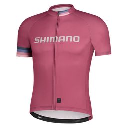 [AI-UNI721] Jersey SHIMANO LOGO Hombre m/corta M Plum