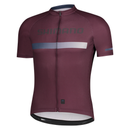 [AI-UNI723] Jersey SHIMANO LOGO Hombre m/corta M Spice Red