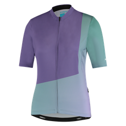 [AI-UNI763] Jersey SHIMANO SUMIRE Dama m/corta M Purple/Green