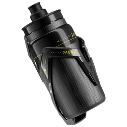 [AI-SOP131] Soporte y caramañola ELITE CUSTOM RACE  MAILLOT JAUNE black-glossy / FLY TEX  black 550ml 0140667